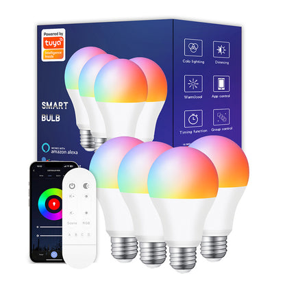 Smart Wi-Fi Bulbs with Remote E26/E27