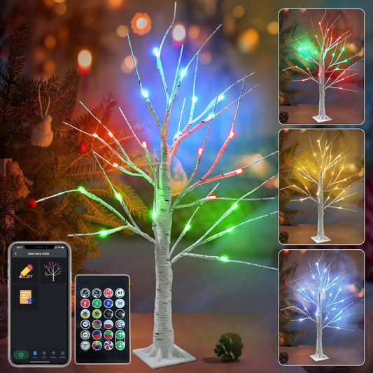 Smart Lighted Birch Tree/Cherry Tree