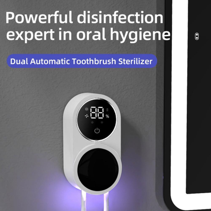 Rechargeable Cordless Wall Mounted UV Toothbrush Sanitizer Holder