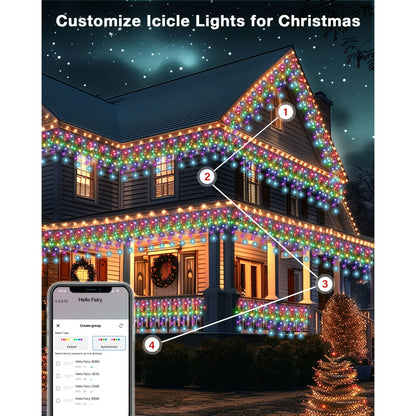 Smart Icicle Lights 99FT 897LEDs