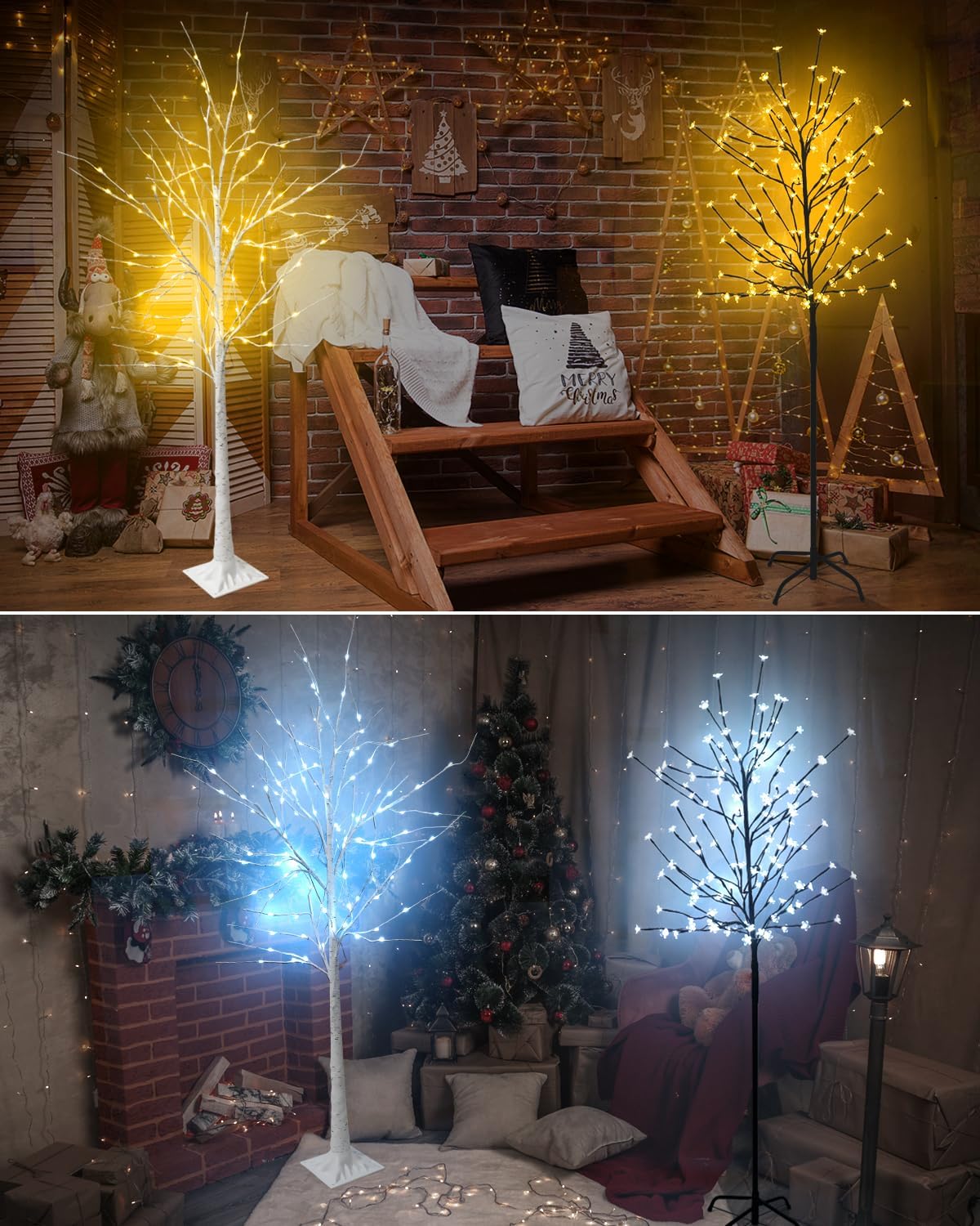 Smart Lighted Birch Tree/Cherry Tree