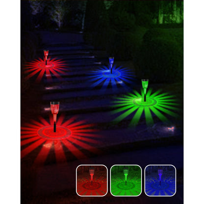 Solar Pathway Lights RGB Color Changing (8pcs/pack)