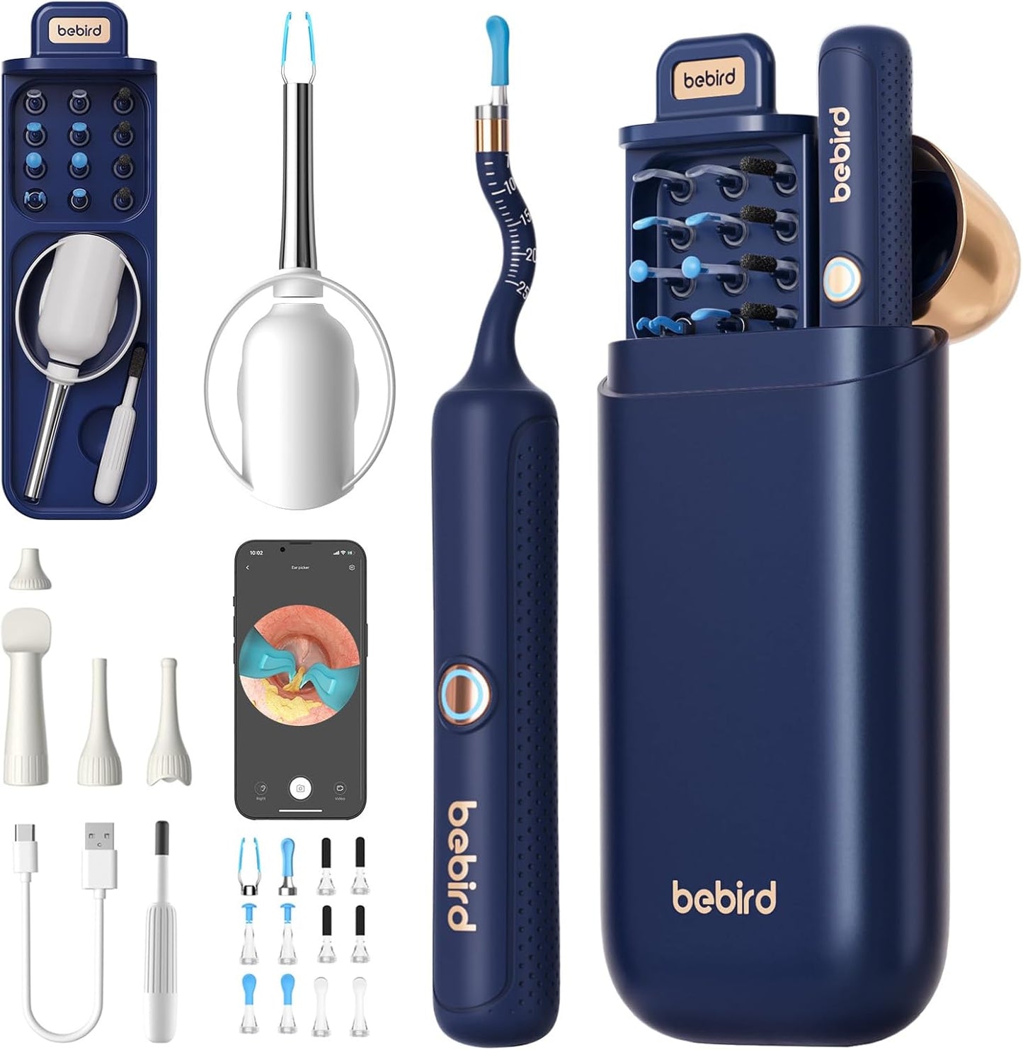 Bebird Earsight Plus Ear Cleaning Camera Wax Removal Tool kit