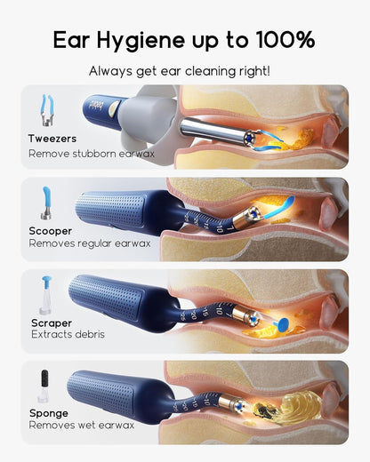 Bebird Earsight Plus Ear Cleaning Camera Wax Removal Tool kit