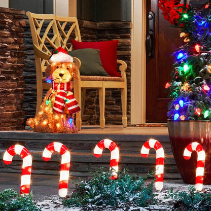 Christmas Candy Cane Pathway Lights(12pcs/pack)