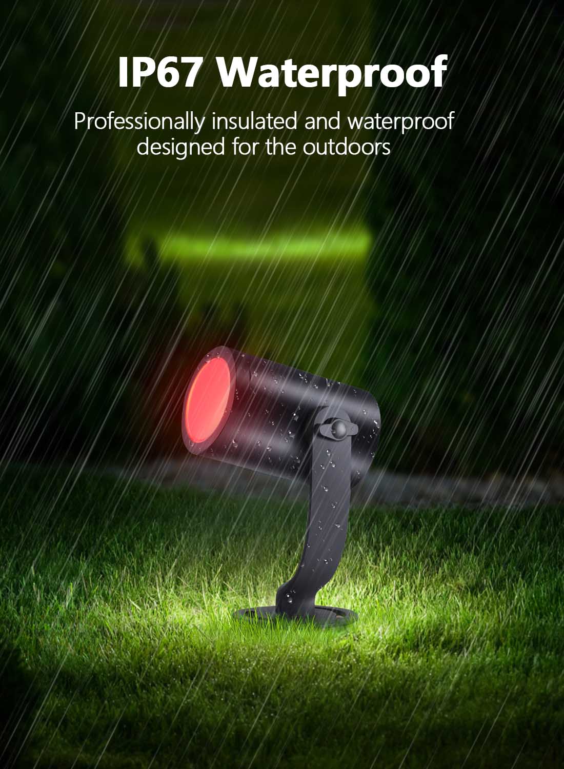 Outdoor Smart RGB Spot Lights 4PCS/Pack