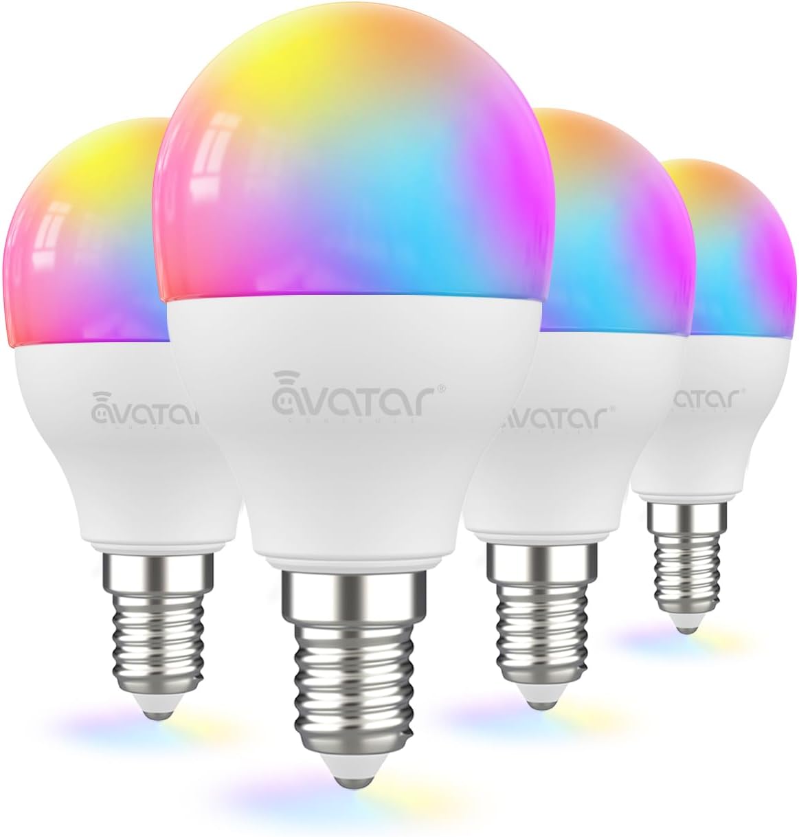 E12/G45 Smart LED Light Bulbs (4 PACK)