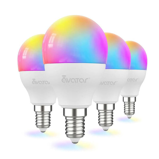 E12/G45 Smart LED Light Bulbs (4 PACK)