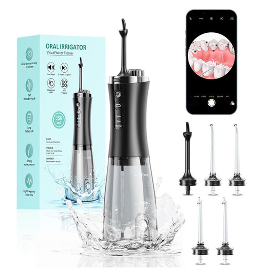 Visual Water Flosser with Camera for Teeth