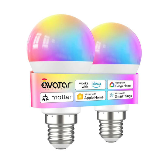 E26 A19 Smart Bulb Matter over WiFi (2-Pack)