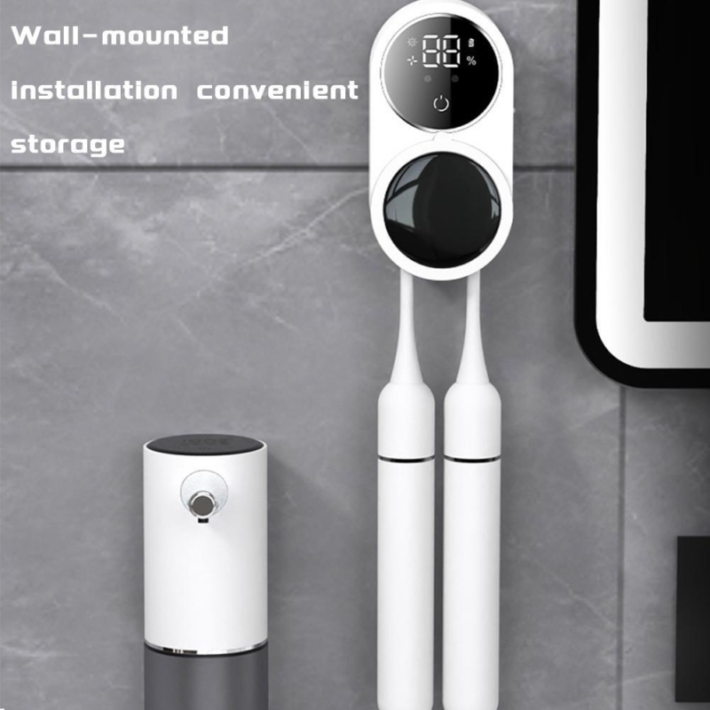 Rechargeable Cordless Wall Mounted UV Toothbrush Sanitizer Holder