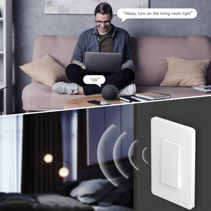 Smart Single Pole 3 Way WIFI Switch 1/2/3/4 Gang