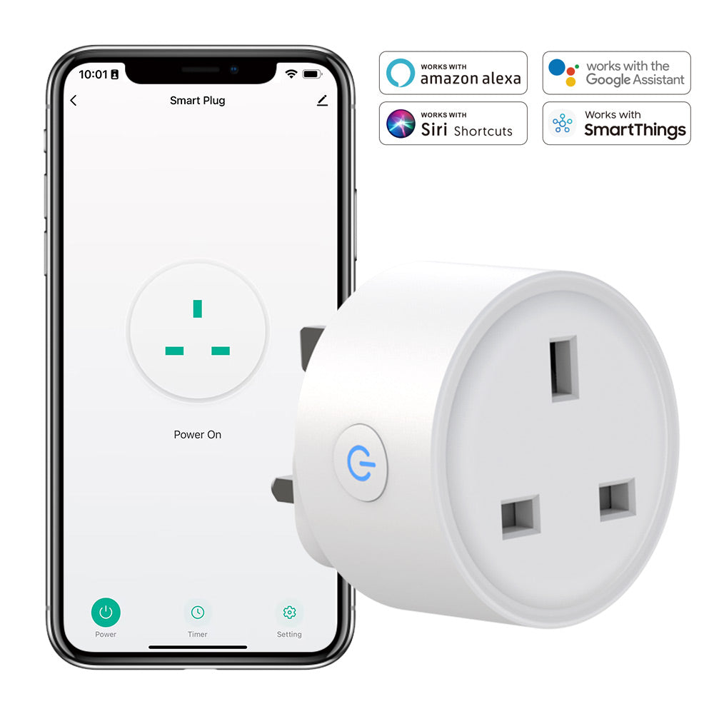 Outdoor Smart Plug, Outdoor Wi-Fi Outlet with 2 Sockets, Compatible with  SmartThings, Alexa, Google Home, Wireless Remote Control/Timer by  Smartphone