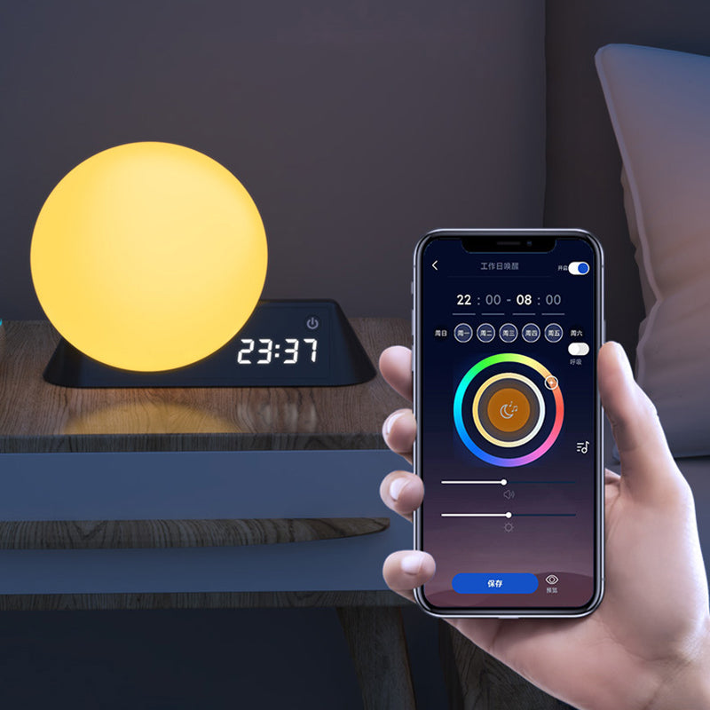 Smart Wake Up Light Alarm Clock BT Speaker Works with Alexa – AvatarControls