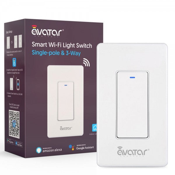 Smart WiFi 3-Way In-Wall Switch – AvatarControls