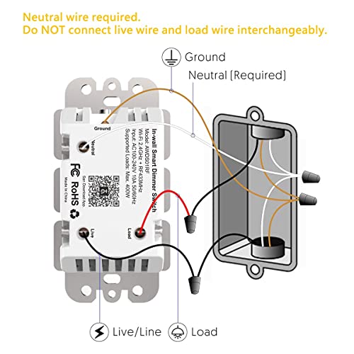 Bluetooth light on sale switch dimmer