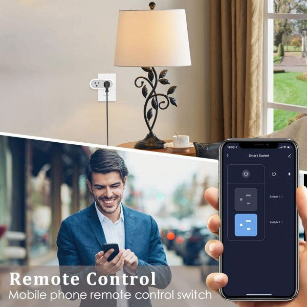 New AU Plug WiFi Smart Plug Remote Control Timer Outlet Power Plug