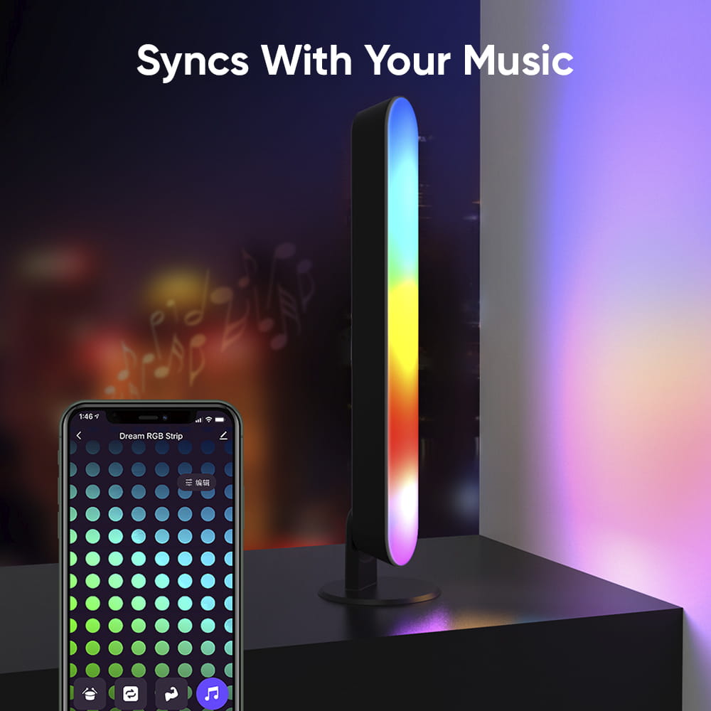 WiFi IR Digital music sync LED ambient light bar AvatarControls